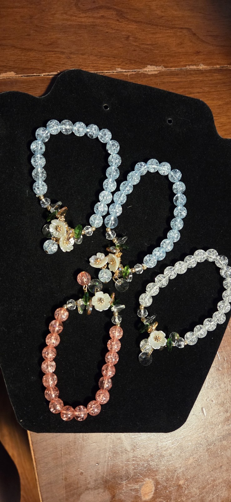 Female Beaded Bracelet Accessories Mori Crystal Bracelet Korean Charm Bracelets
