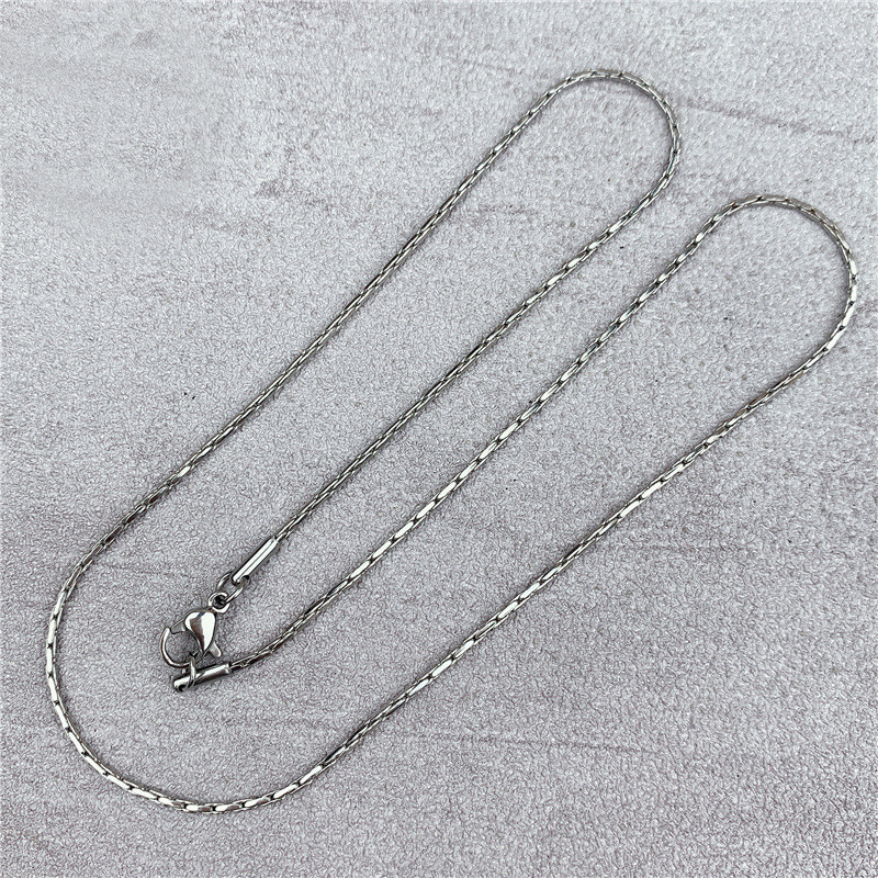 0.8/1/1.3mm Man Woman Stainless Steel Fancy Chains Necklaces Never Fade