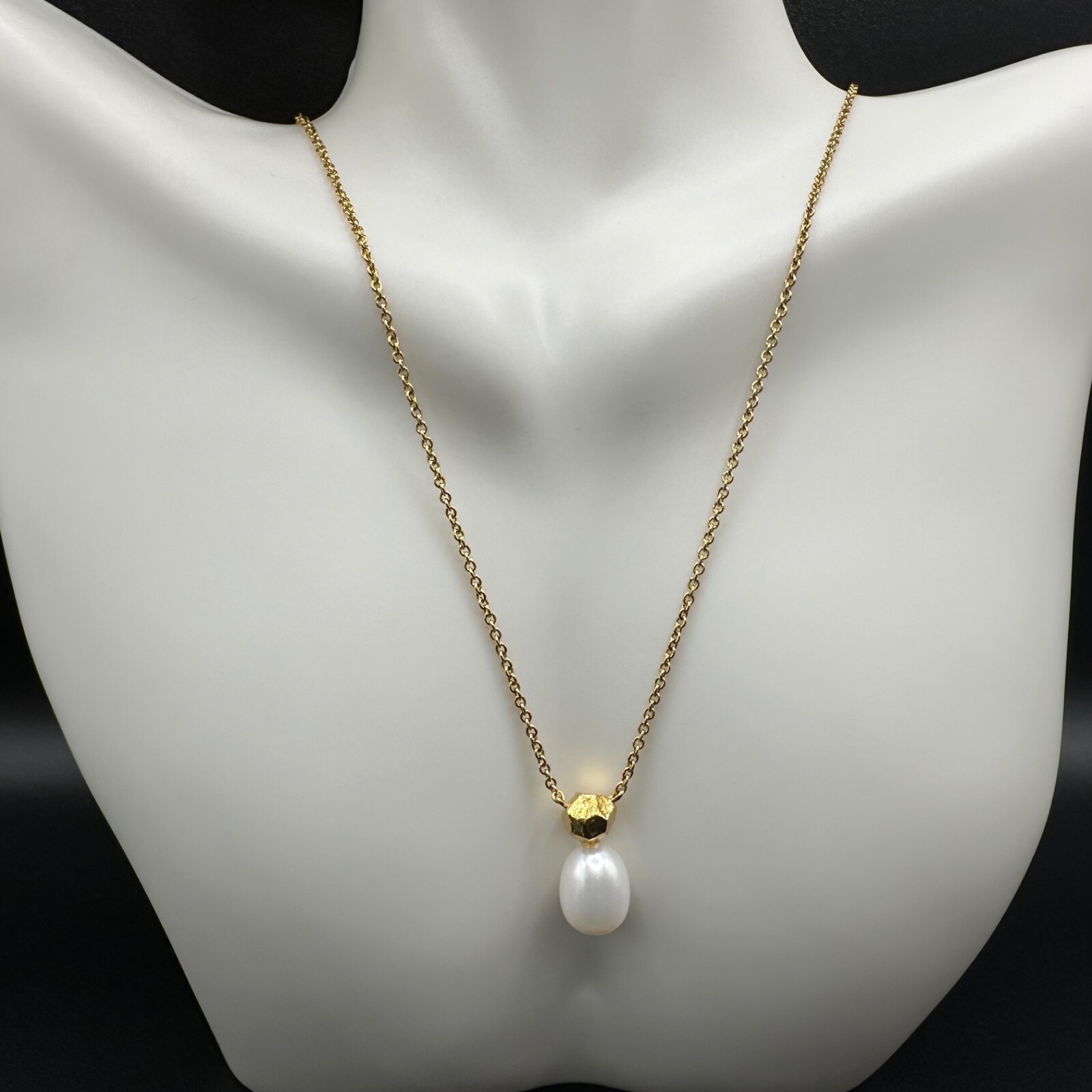 Baroque Charm Pearl Gold-tone Necklace | Giftable, New | Saint Agnes Accesories