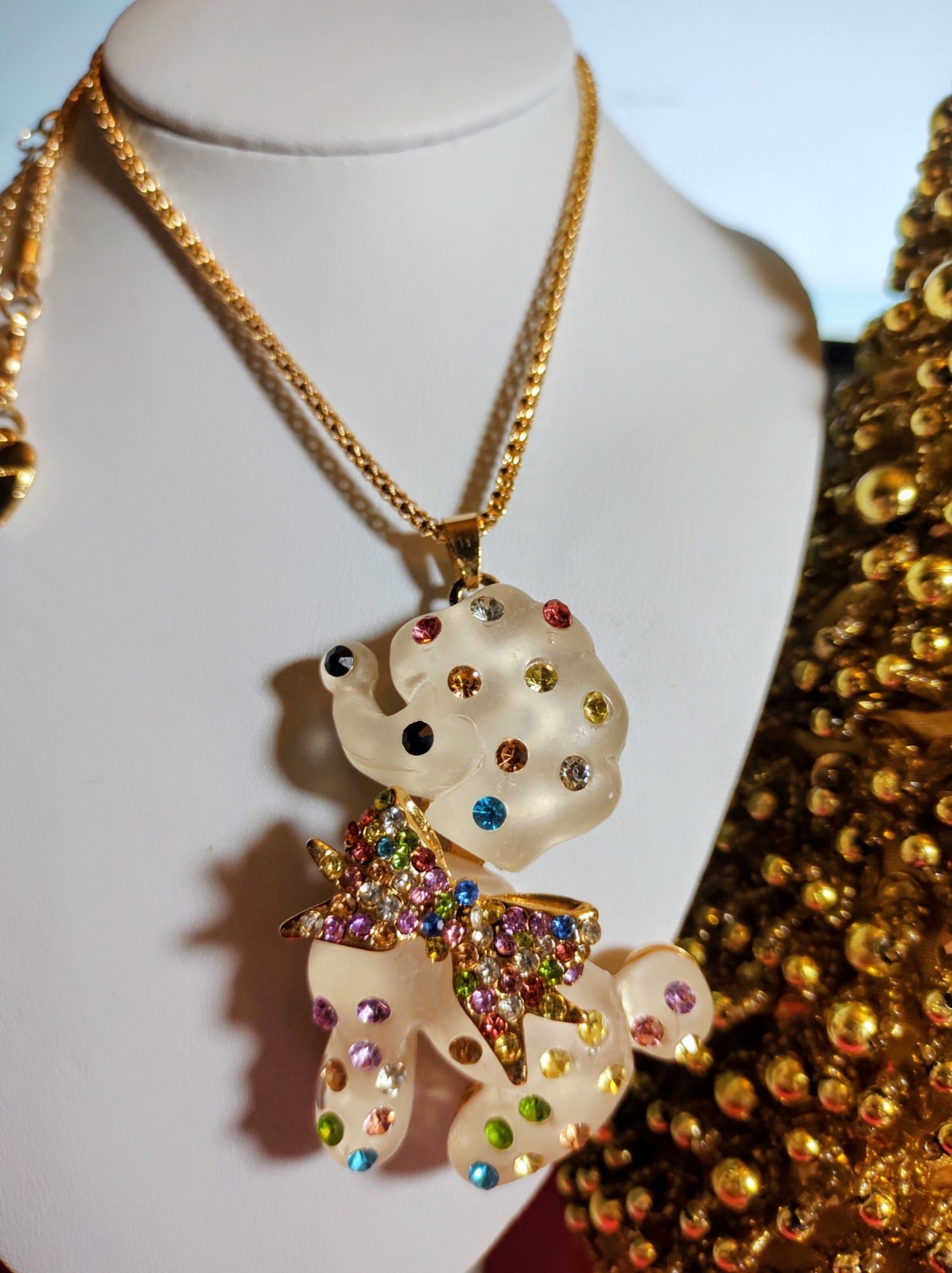 SPRING CLEARANCE SALE –Many Items Reduced – Betsey Johnson Dog Necklace