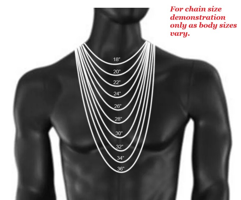 24″ Nickel Plated Steel 2.4mm Ball Bead Stylish Military Dog Tag Chain USA Made