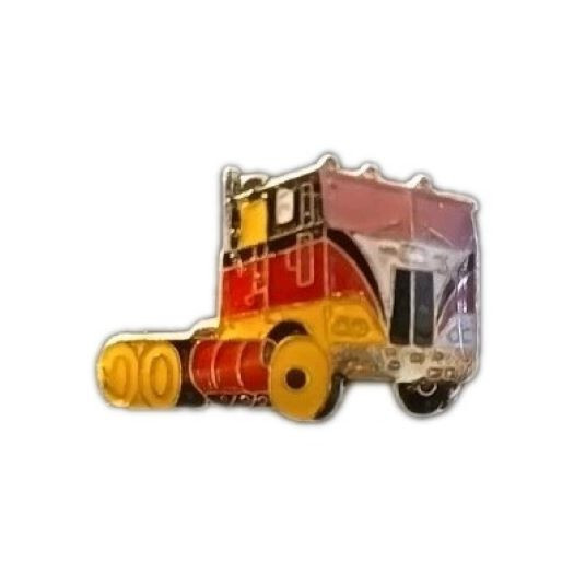 Vintage Big Rig Truck Tractor Trailer Lapel Pin