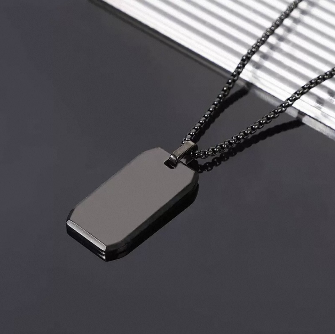 Stainless Steel Brother Tag Necklaces Chain Free Custom Graduation Classic Gift