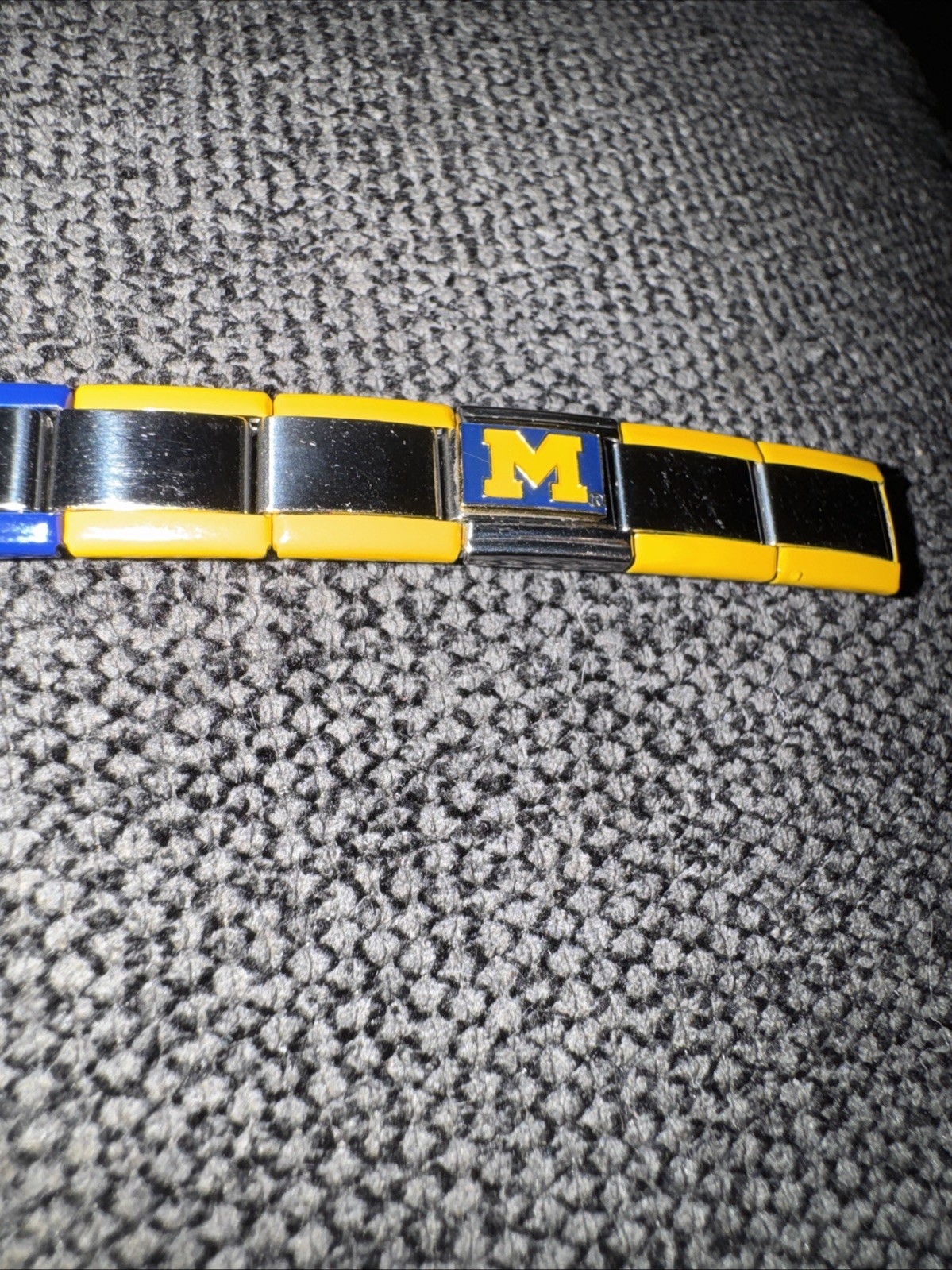 Michigan Wolverines Licensed Casa d’oro Italian Charm 9mm Bracelet