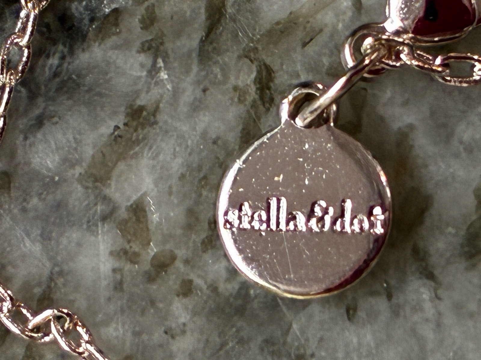 Stella & Dot Arrow Silver Tone Pavé Crystal Chain 22” Necklace Reversible R5
