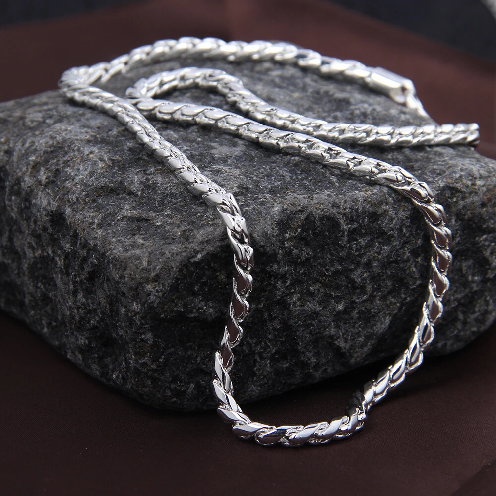 💲50% OFF💲Cadena De Plata 925 Para Hombre TU PUEDES Lucir Elegante Y Atractivo