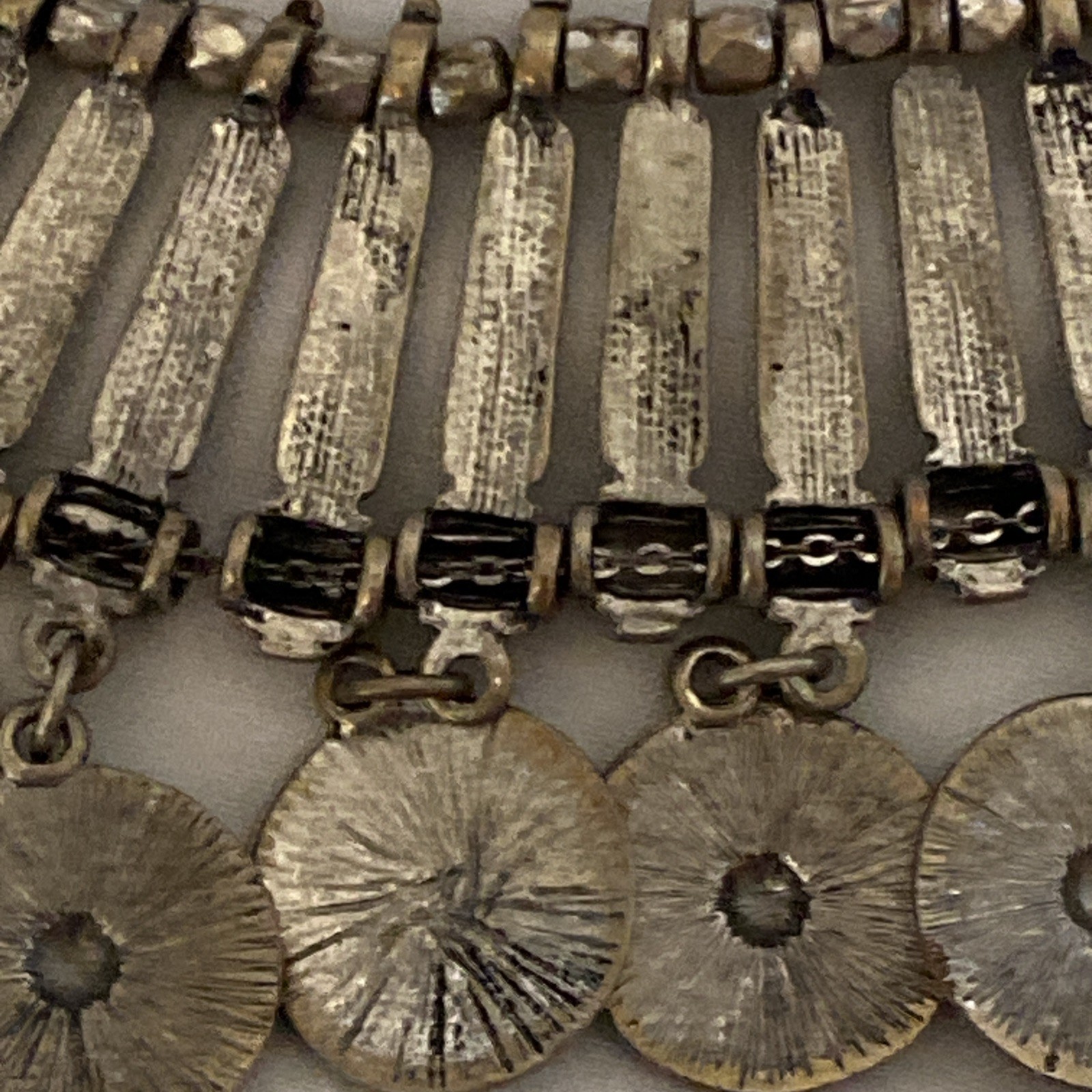 Bib Collar Statement Necklace Egyptian Style Vintage Women Jewelry (BOX 12)