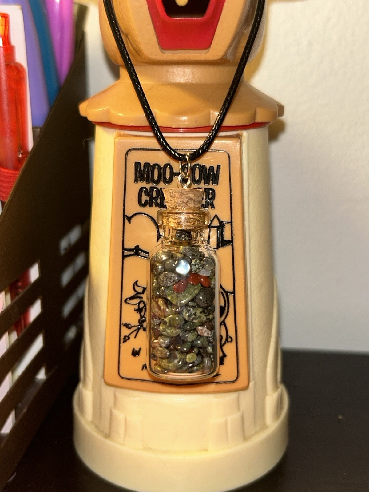 Crystal Jar Necklace