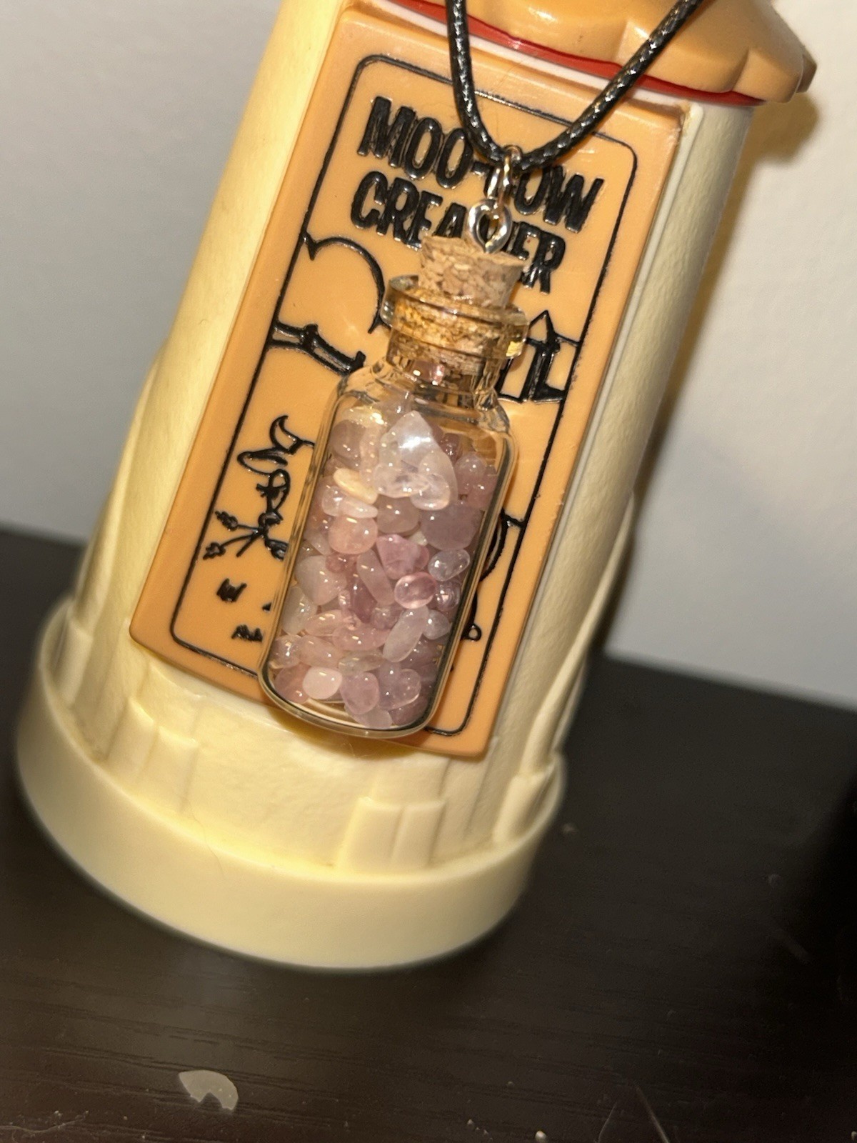 Crystal Jar Necklace