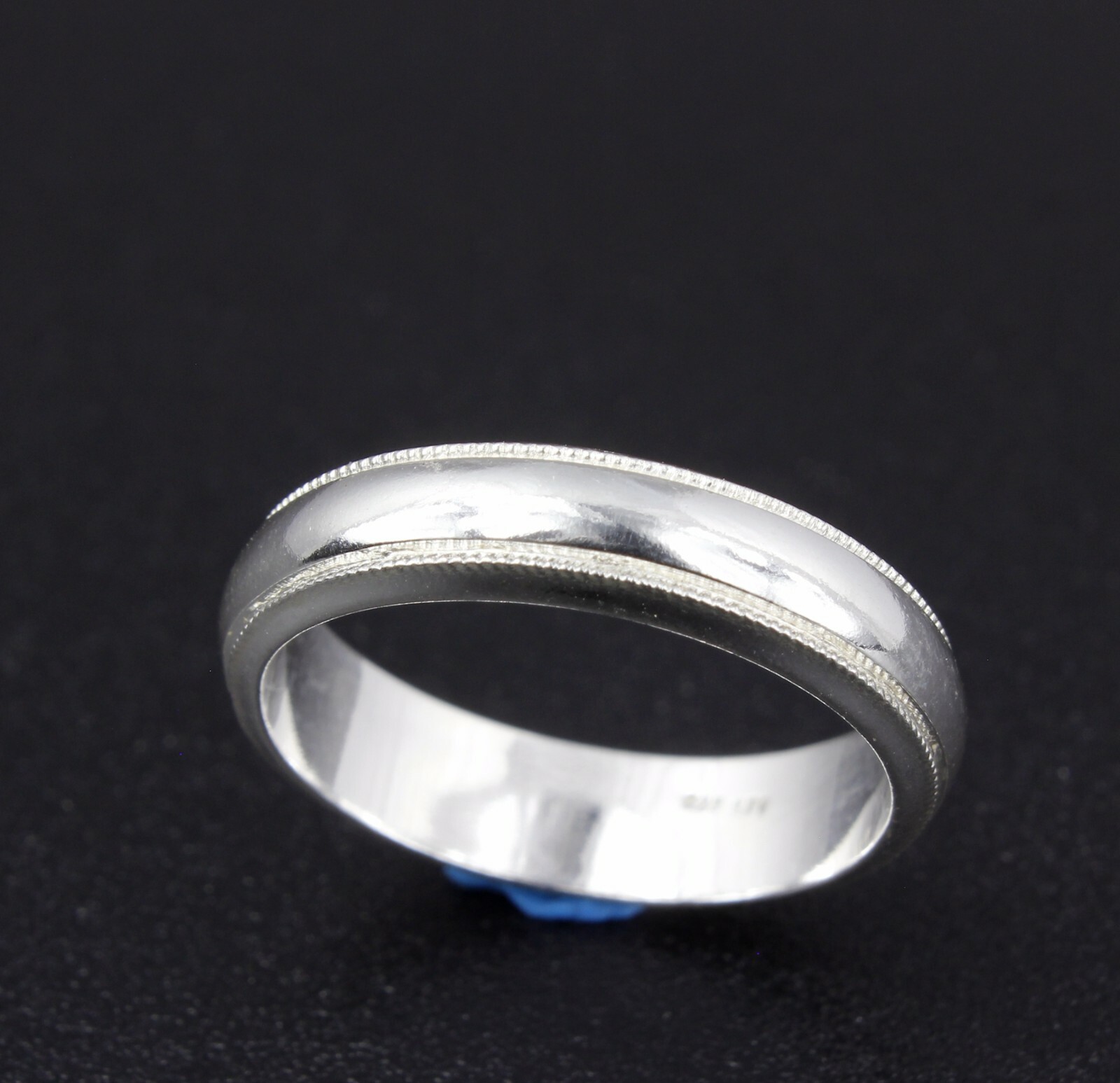Fashion Women / Men 925 Sterling Silver Classic Band Engagement Ring Size 6-12