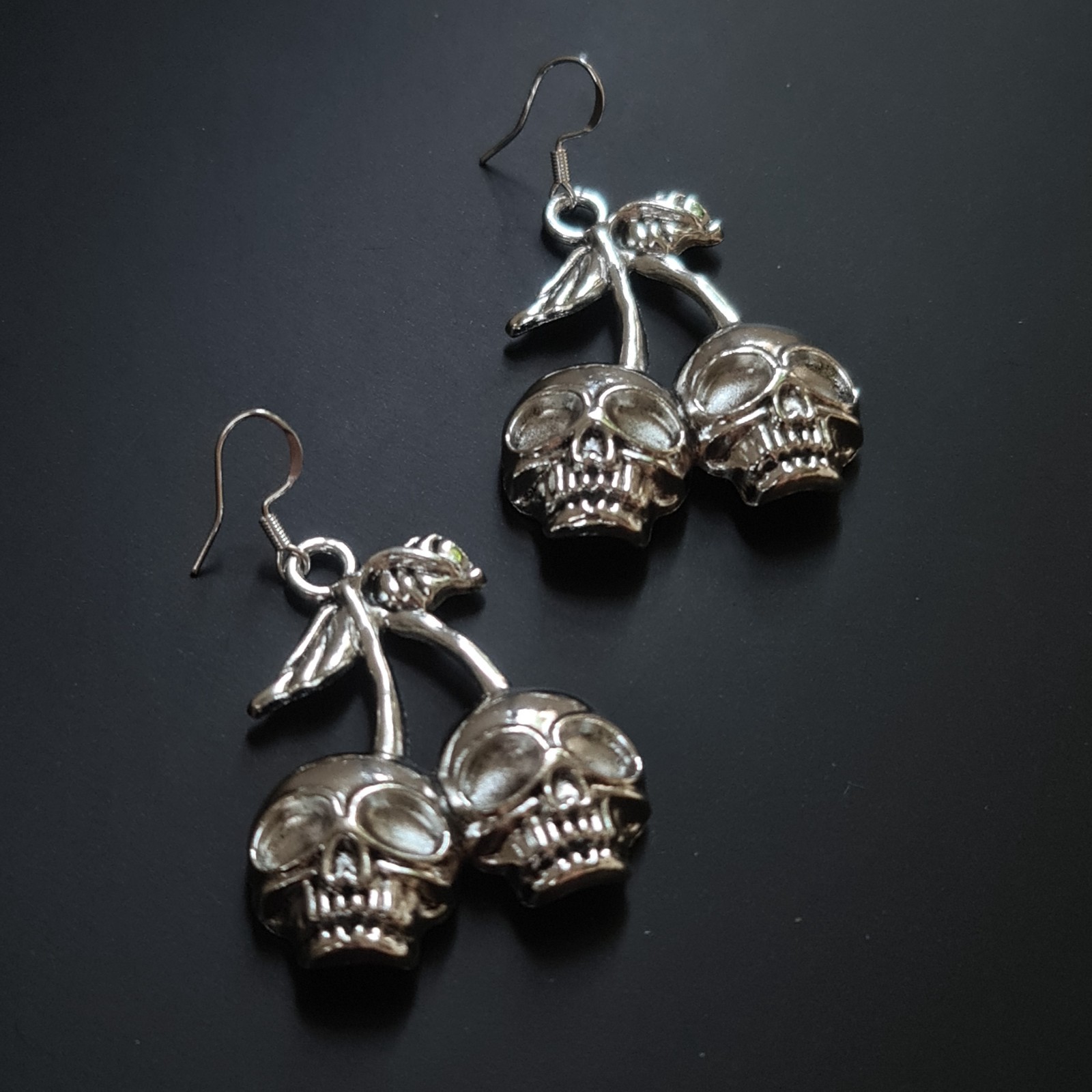 Gothic Dangle Earrings Skull Skeleton Moth Goth Punk Rock Jewellery Halloween