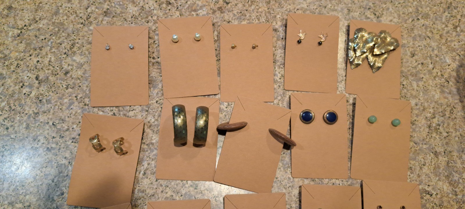 Lot Of 20 Pierced Earrings Pairs Variety Vintage To Now, Costume (Lot#1) READ