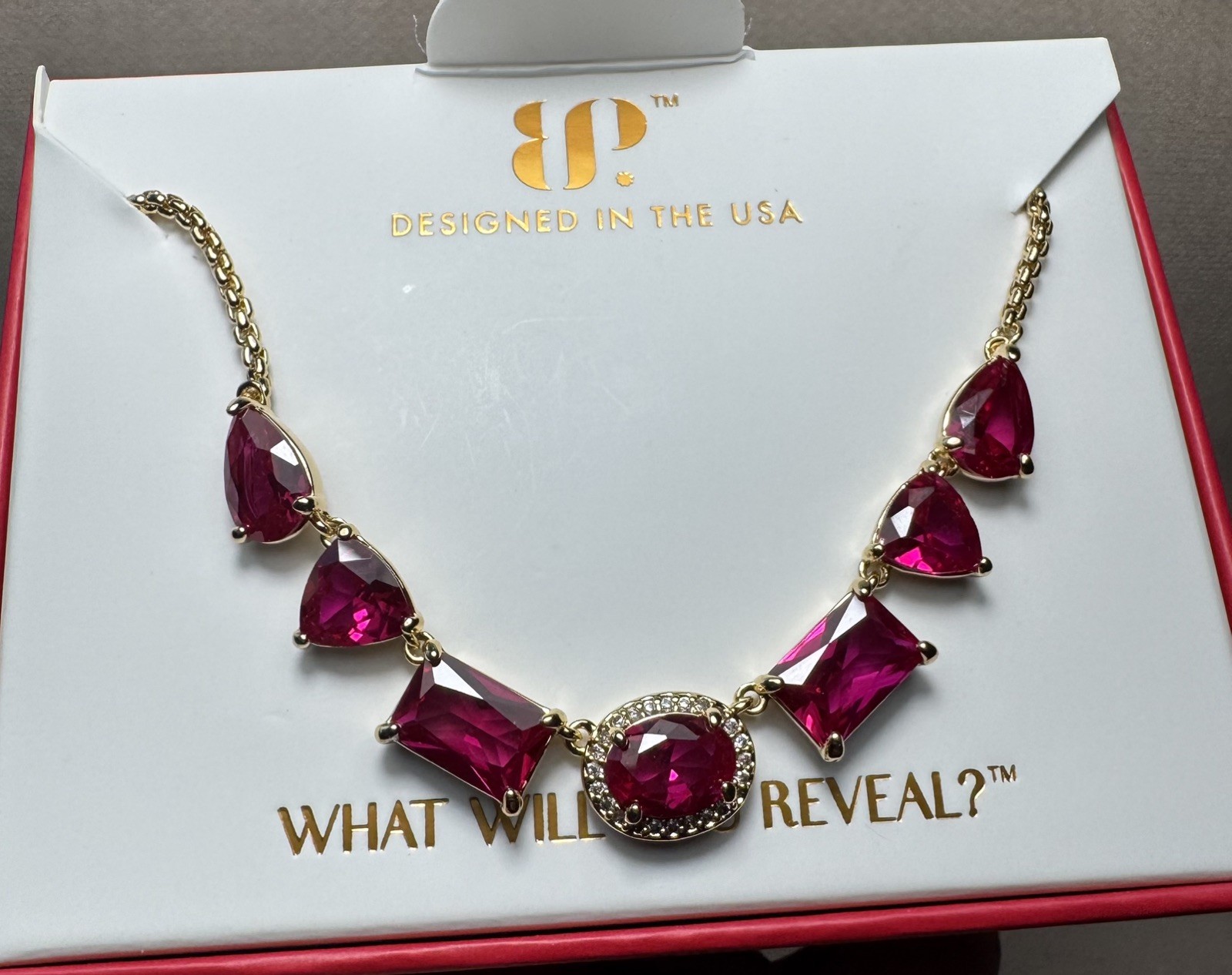Bomb Party Jewelry | July Necklace 2026 “The Quinn Necklace” on GOLD plating