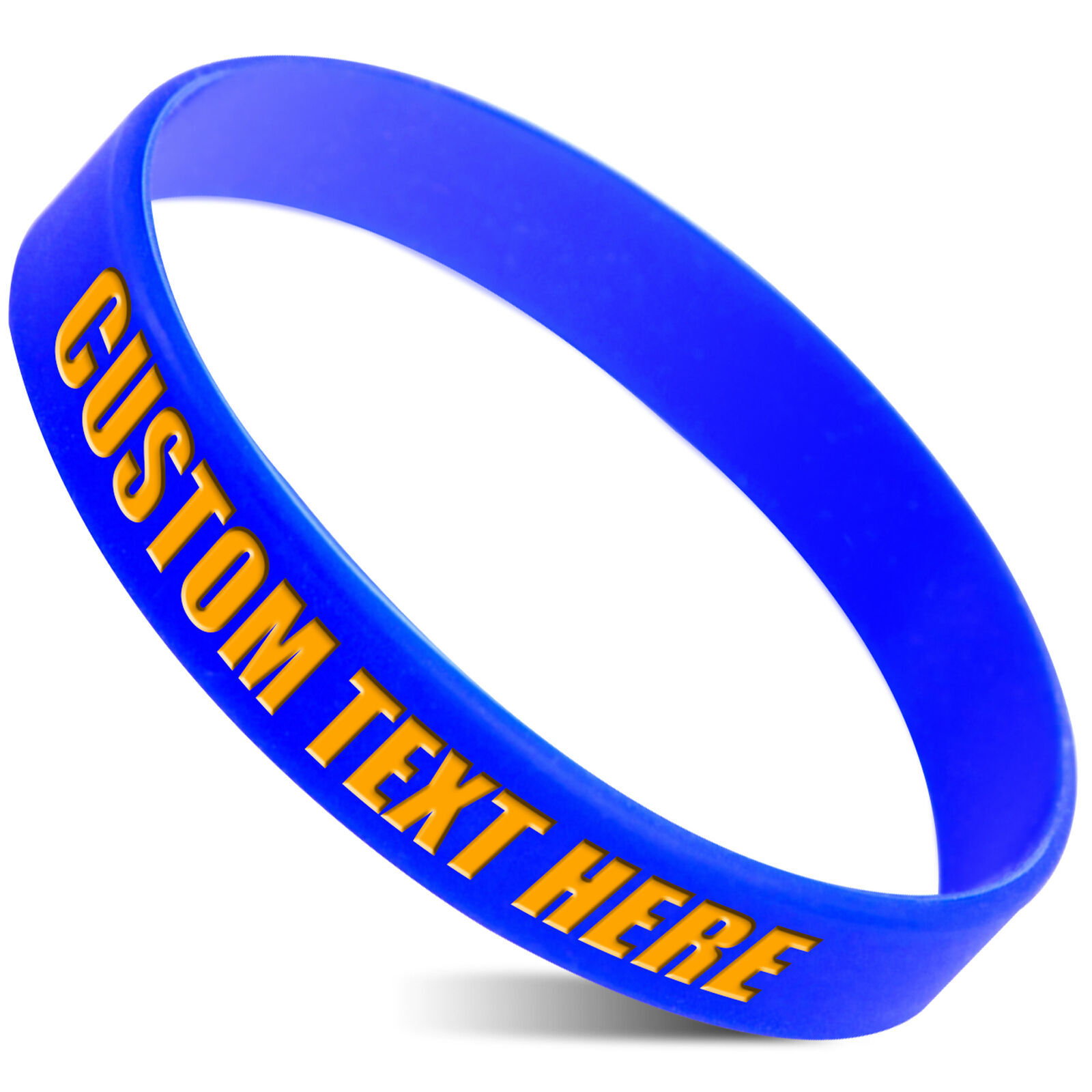 Custom Silicone Wristbands Personalize Engraved Rubber Bracelets Gifts Events