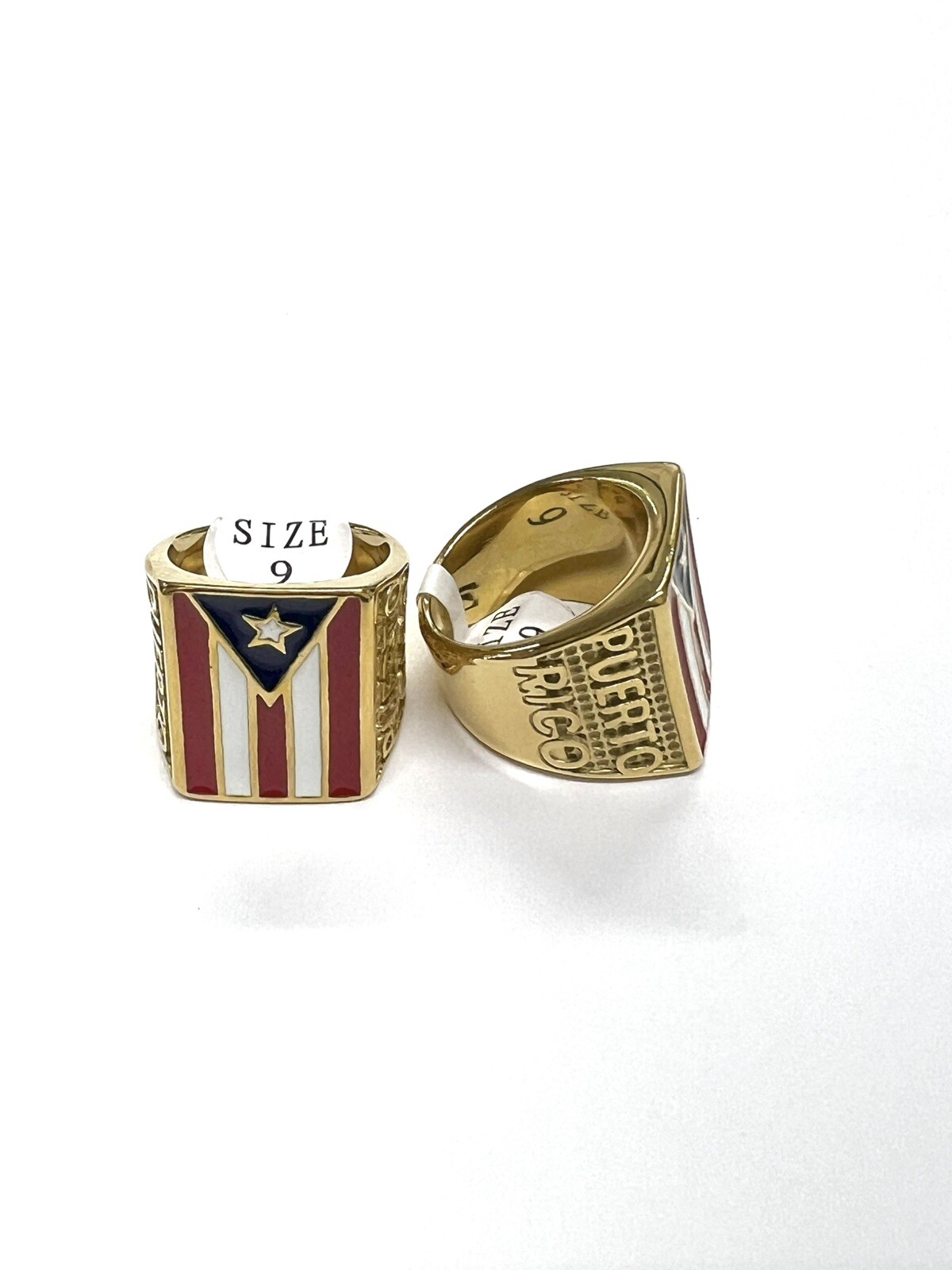 Puerto Rico stainless steel ring men Sizes 9-10-11-12-13Available