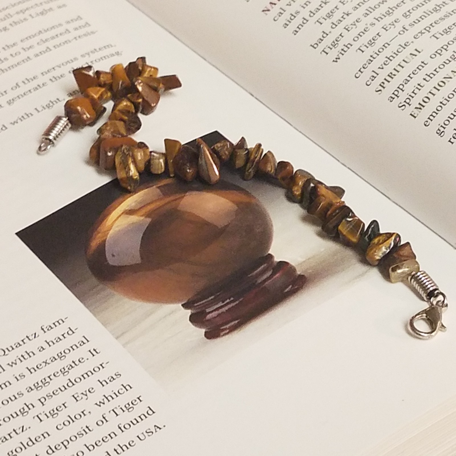 natural tiger eye bracelet grounding energy healing stone Chakra balance