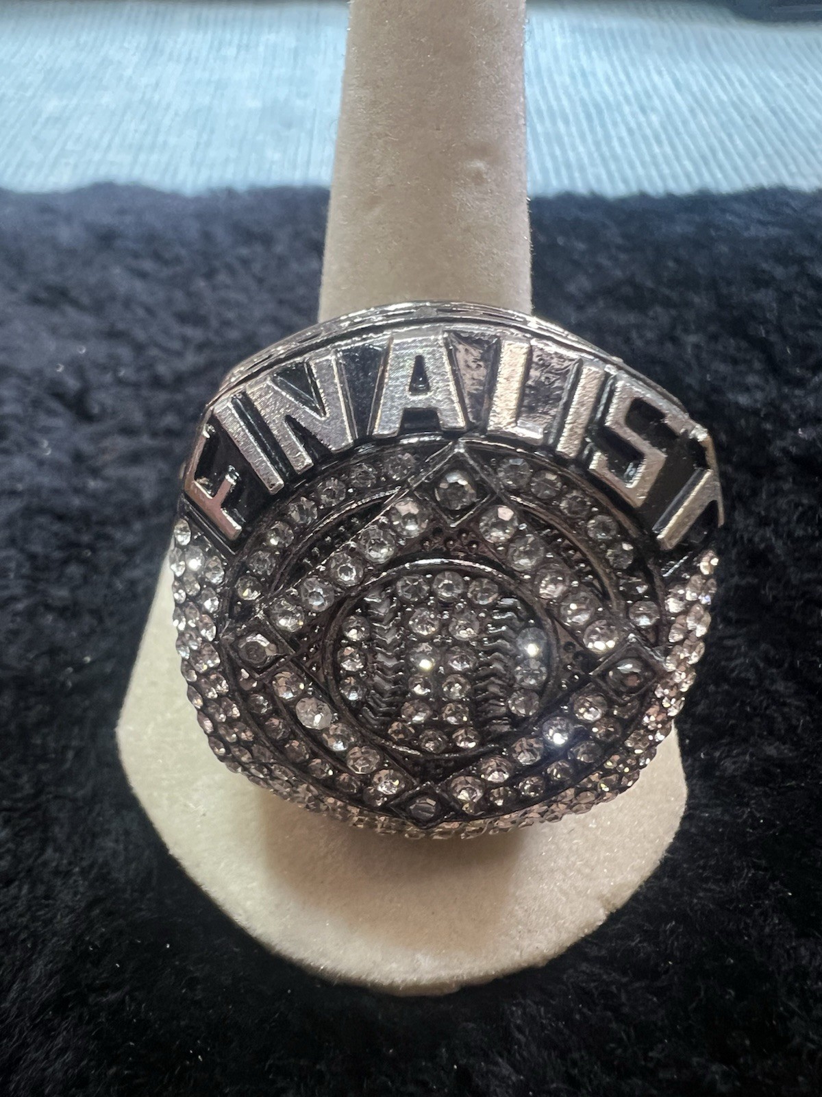 WOW Baseball Finalist Large Championship Style Ring Zinc Alloy Size 10(32)
