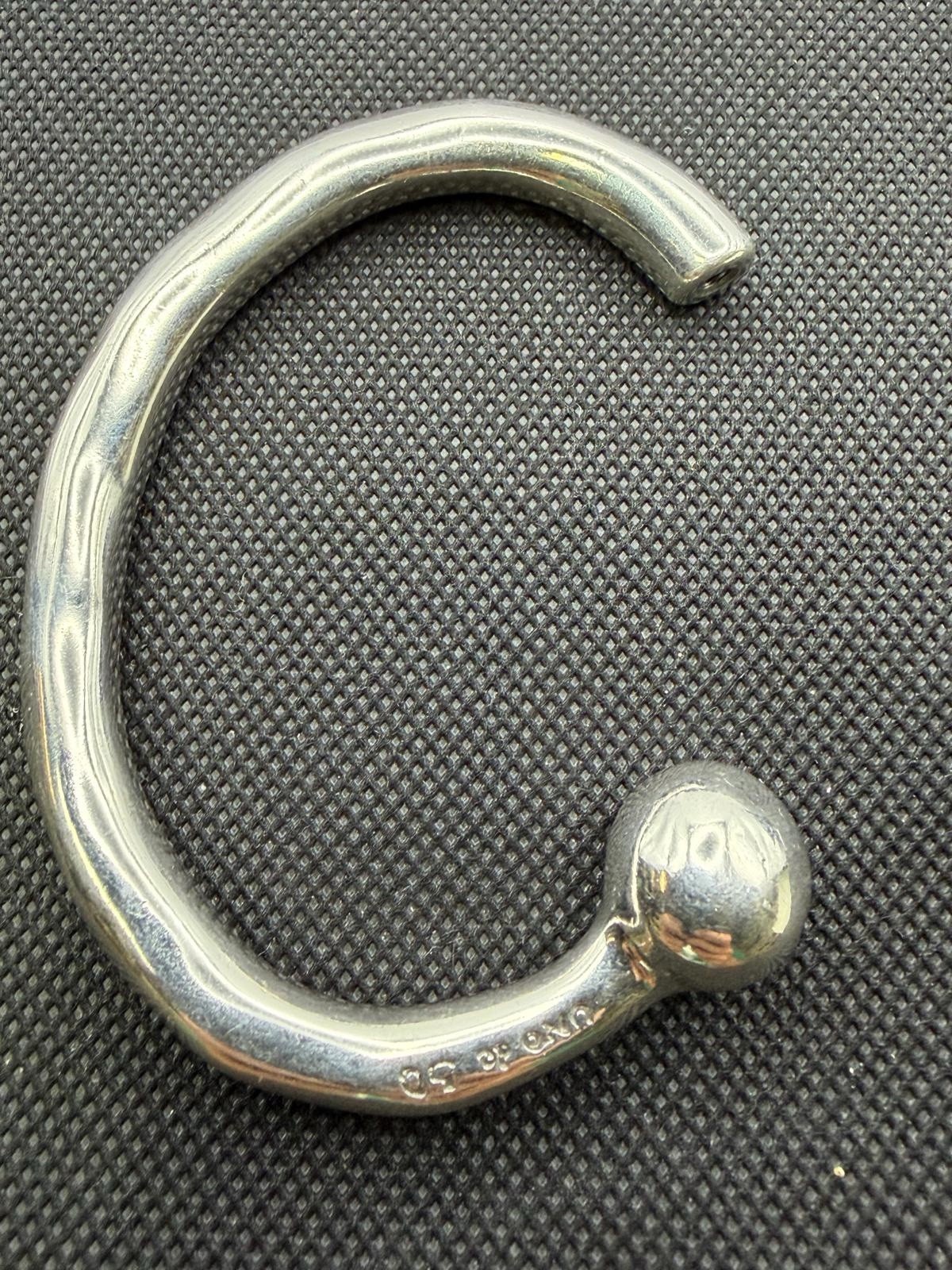 UNO De 50 Sterling Silver Open Cuff Bangle Bracelet