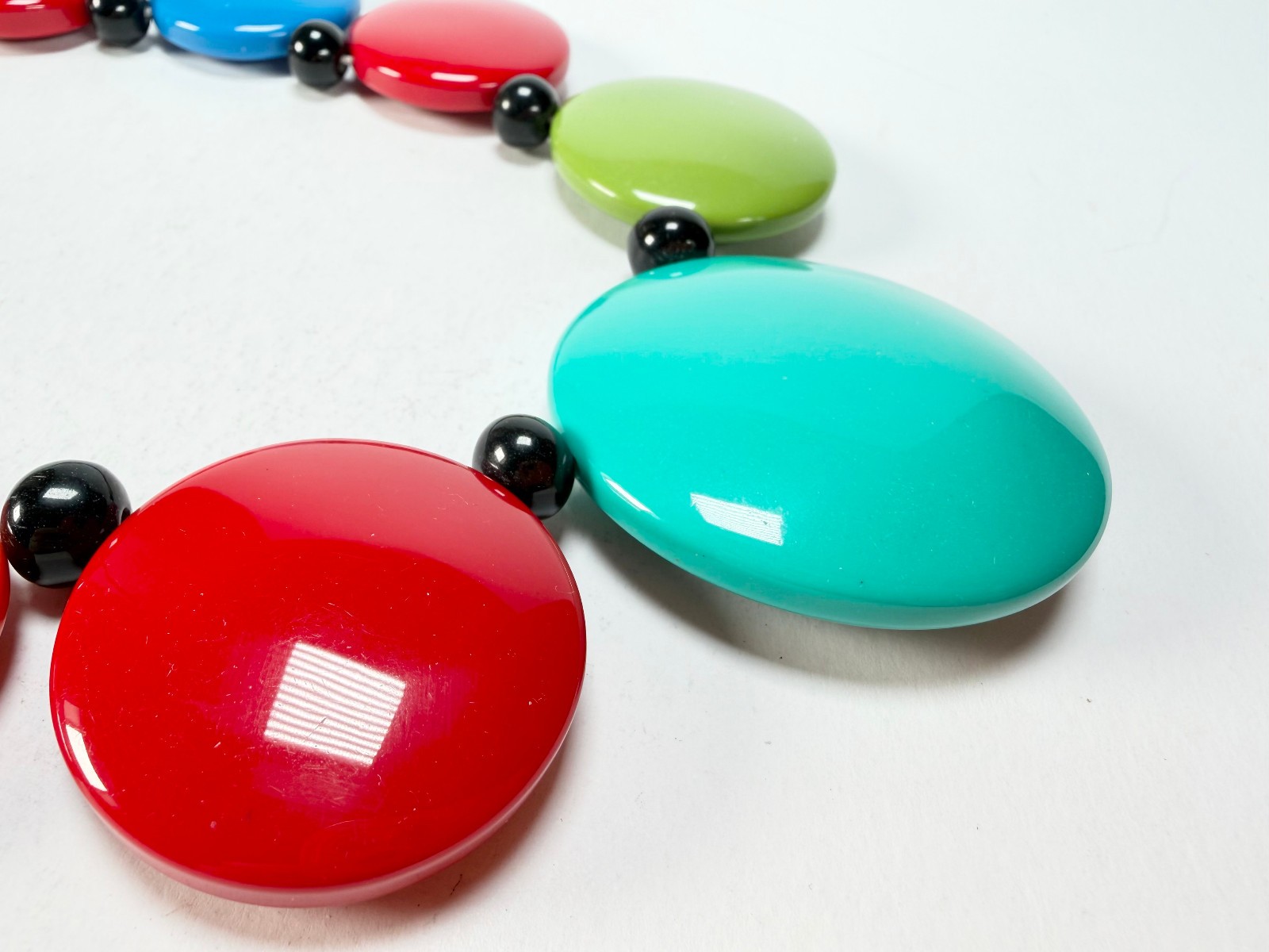 Marion Godart – Confetti “Bouclier” Multi-Colour Mix Resin Necklace