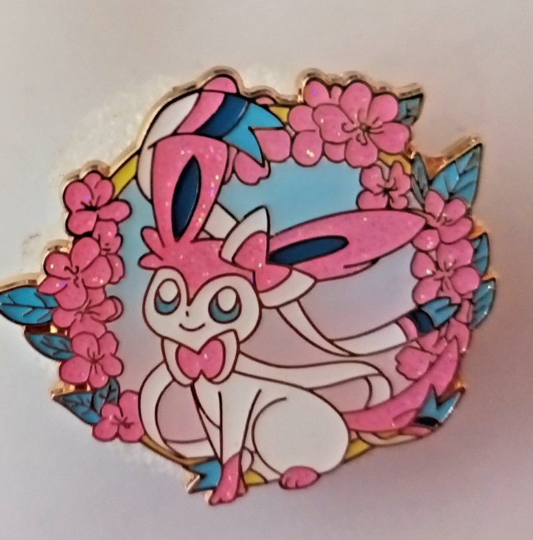 SYLVEON-POKEMON-PIN-2 OR MORE PINS $5.49 SHIPPING-SPEND $20 SHIPPING IS FREE