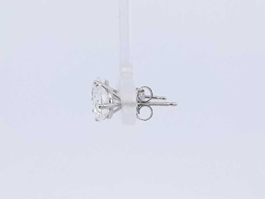 2.10ctw Lab Grown Diamond Stud Earrings In 14k White Gold 1.1 Grams Vc0723srxmia