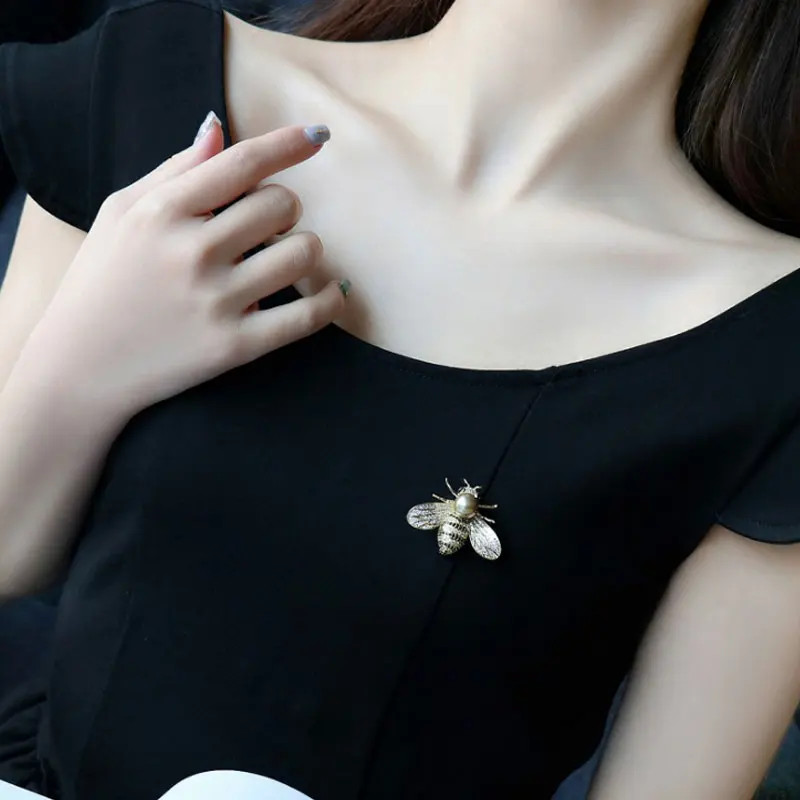 Enamel Key Brooch Pin Jewelry Womens Gift