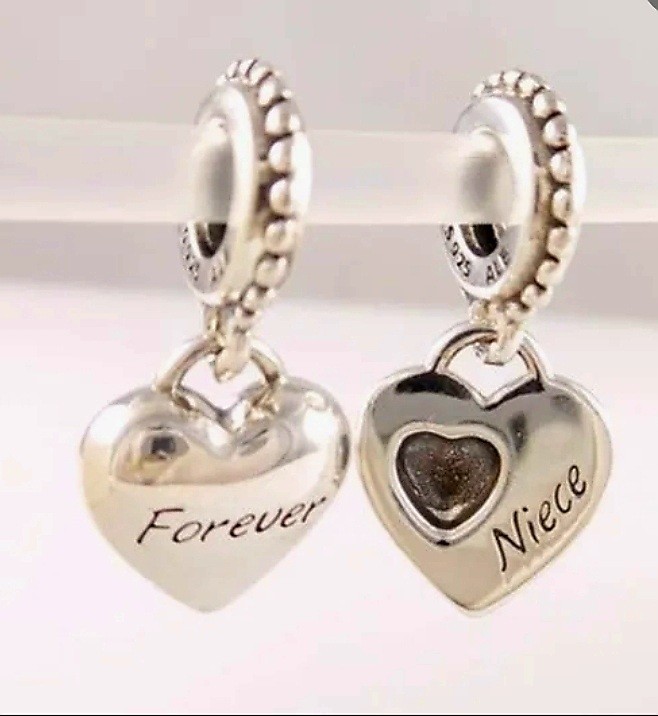Authentic Pandora Aunt Neice Double Dangle 799188C00 W/ BOX A26