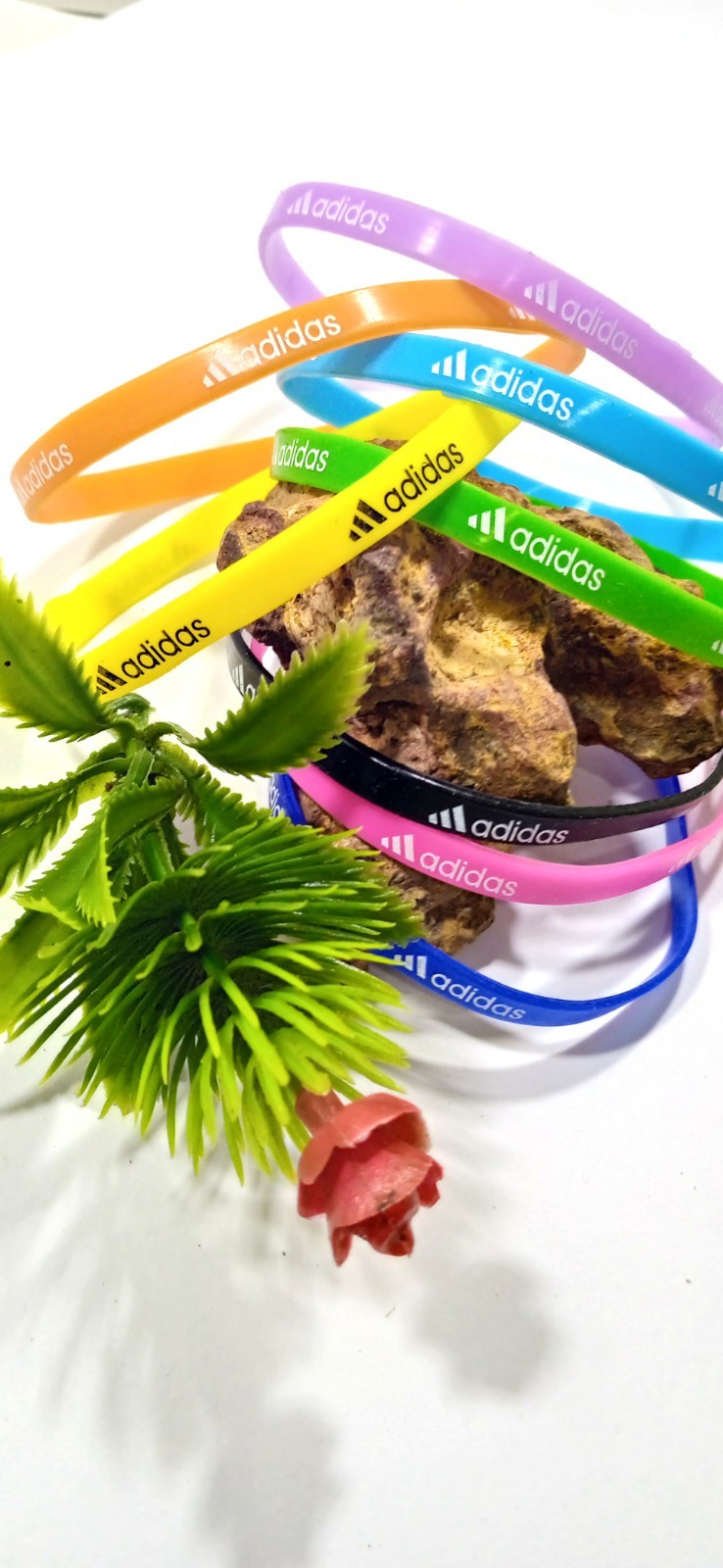 Silicone Wristbands Multicolor Small Bands Thin Bracelet Baller Band Sports Band