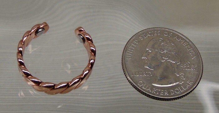 SOLID COPPER FINGER RINGS SMOOTH BAND Sizes 6 7 8 9 10 11 Made in USA 100%
