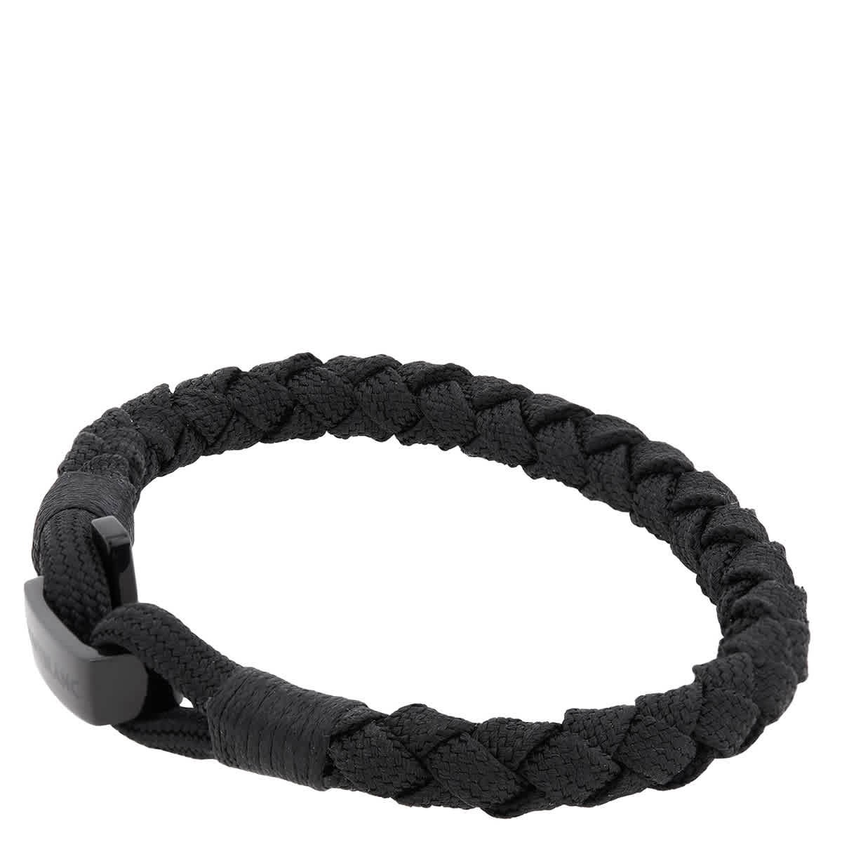 Montblanc T-Hook Bracelet in Black Nylon & Stainless Steel,