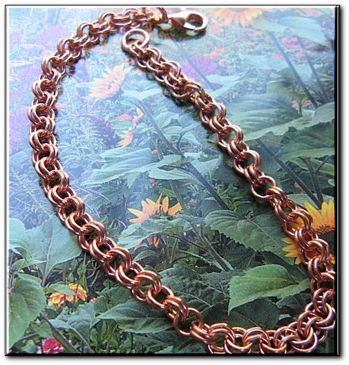 Solid Copper Chain CN656G – 3/16 of an inch wide. Available in 18 to 30 inches.