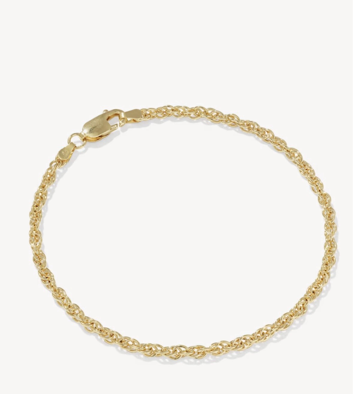 Kendra Scott Ryan Rope Chain Bracelet in 18k Gold Vermeil