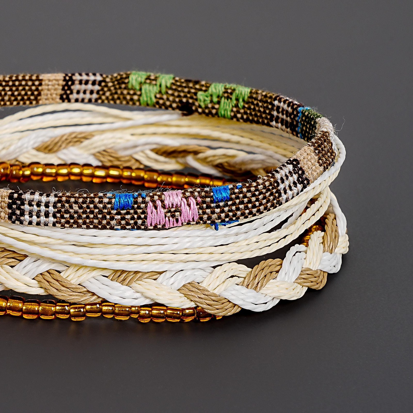 Hemp Bracelet Braided/Ankle Bracelet,Hippie Surfer,Adjustable Beach Bracelets