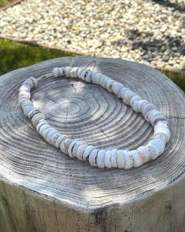 Hawaii Souvenir Surfer Jewelry Genuine Authentic Natural 26″ Puka Shell Necklace
