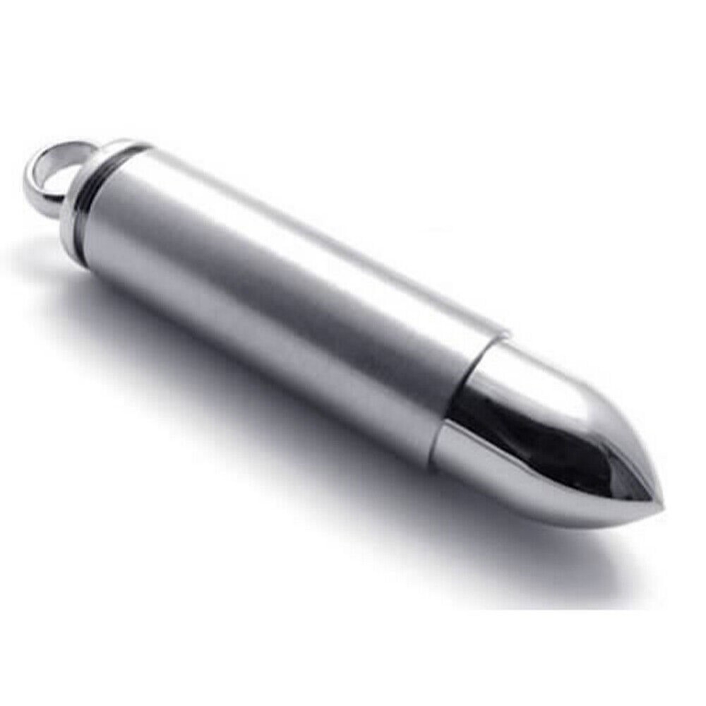 Stainless Steel Necklace Bullet Pendant Necklace Detachable Necklace Fashion US