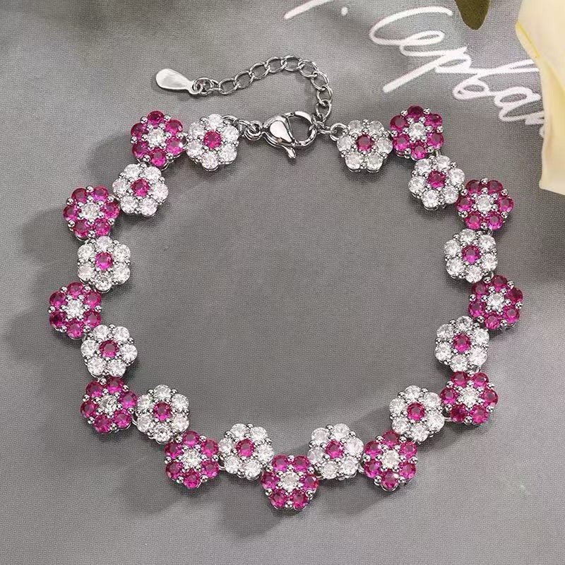 Wedding Bridal CZ Jewelry Set Zirconia Necklace Earrings Set