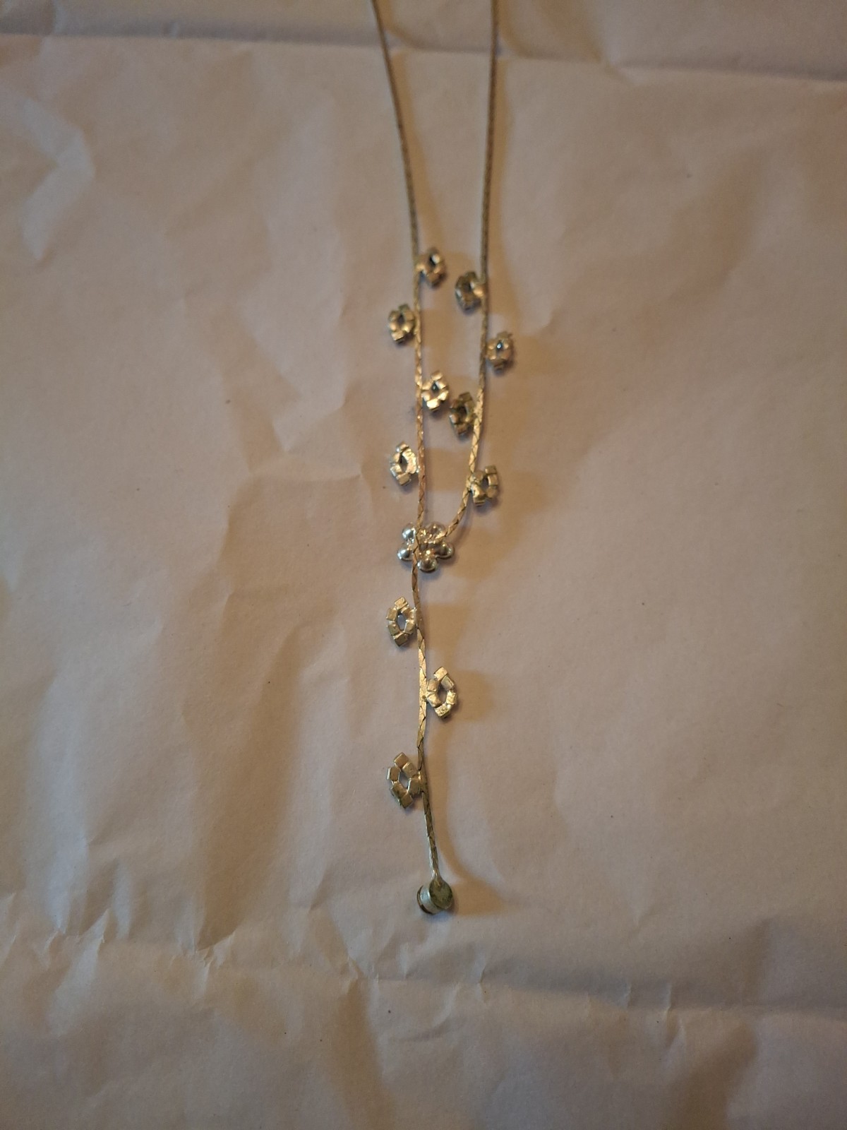 DB Studio Silver Tone Necklace & Earrings Sparkle Bling Necklace For Wedding