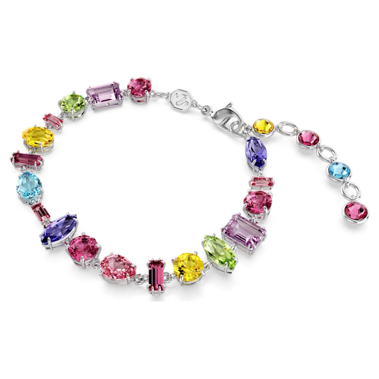 Swarovski Gema Bracelet Mixed Cuts Multicolored Rhodium Plated 5656427