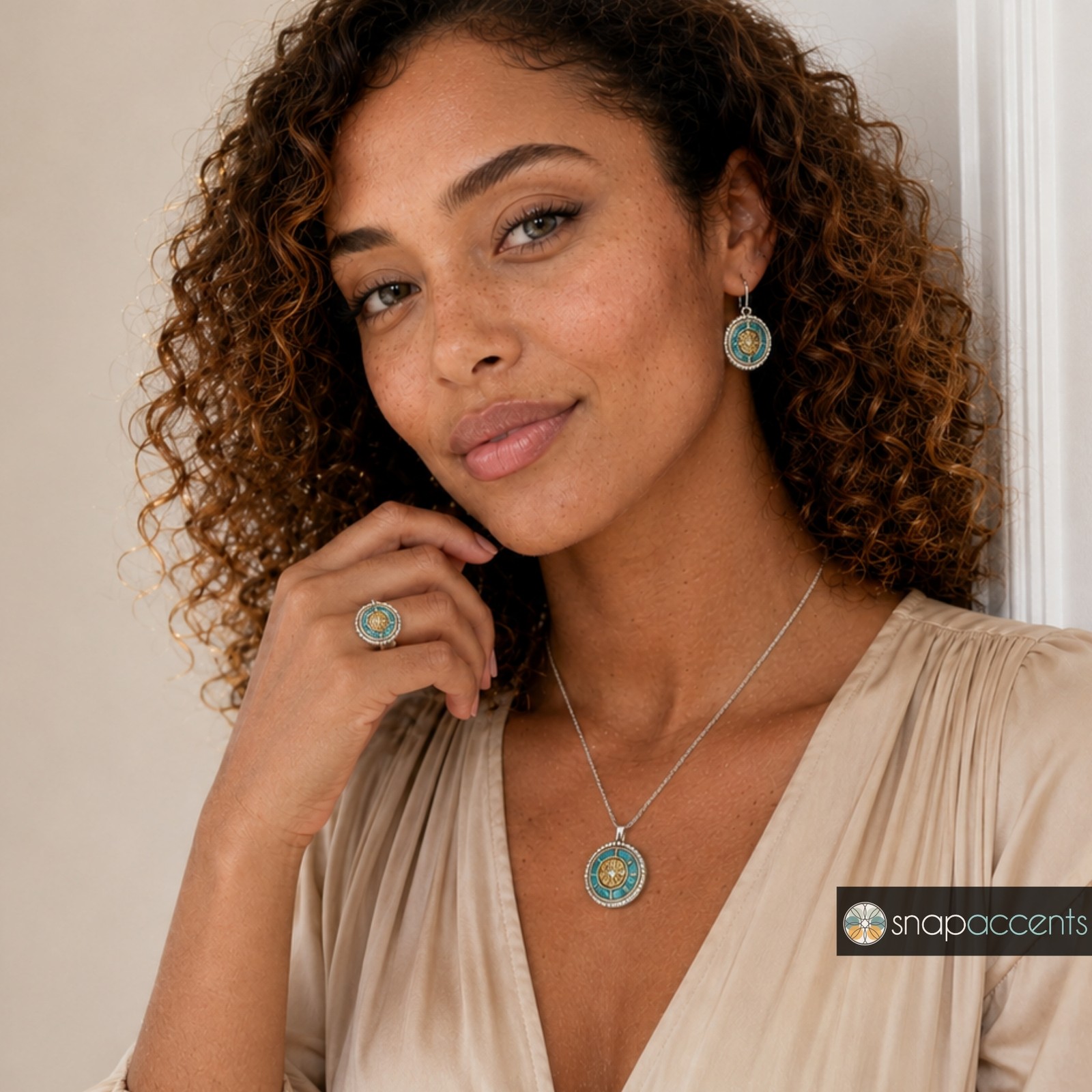 Mother Daughter 24 in. Snap Jewelry Ginger Charm Necklace Fits 18MM 20MM Buttons