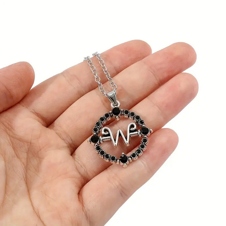 Addams Family Wednesday Necklace Jewelry TV Movie Pendant