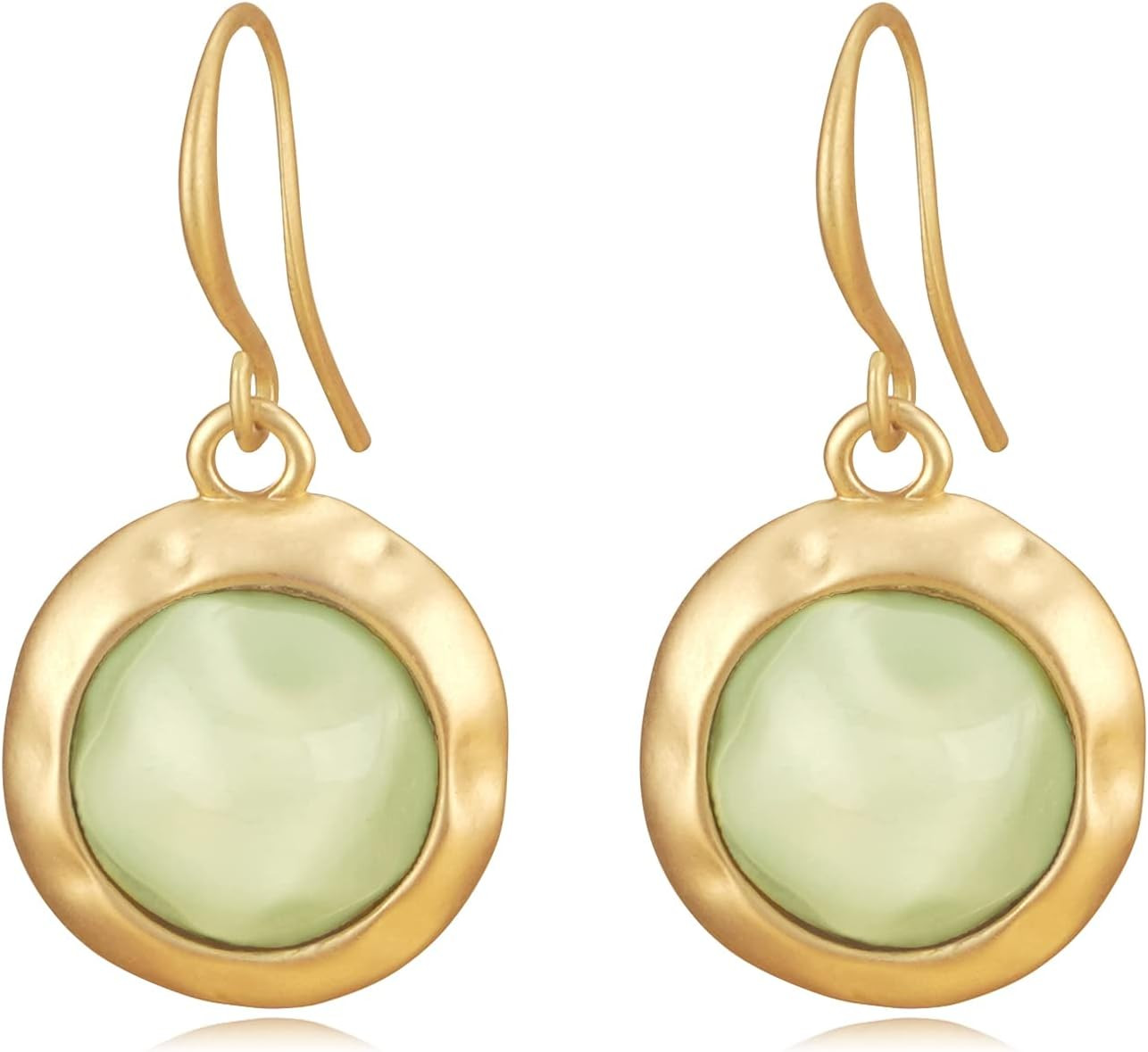 Gold Earrings 14K Gold Plated Hoop Earrings Dainty Pearl Hoop Disc Coin Bead Sta