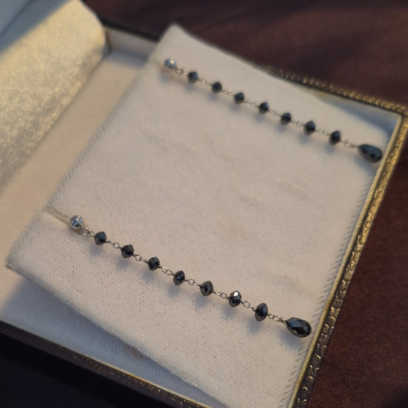 Ben Bridge Black Diamond Drop Earrings