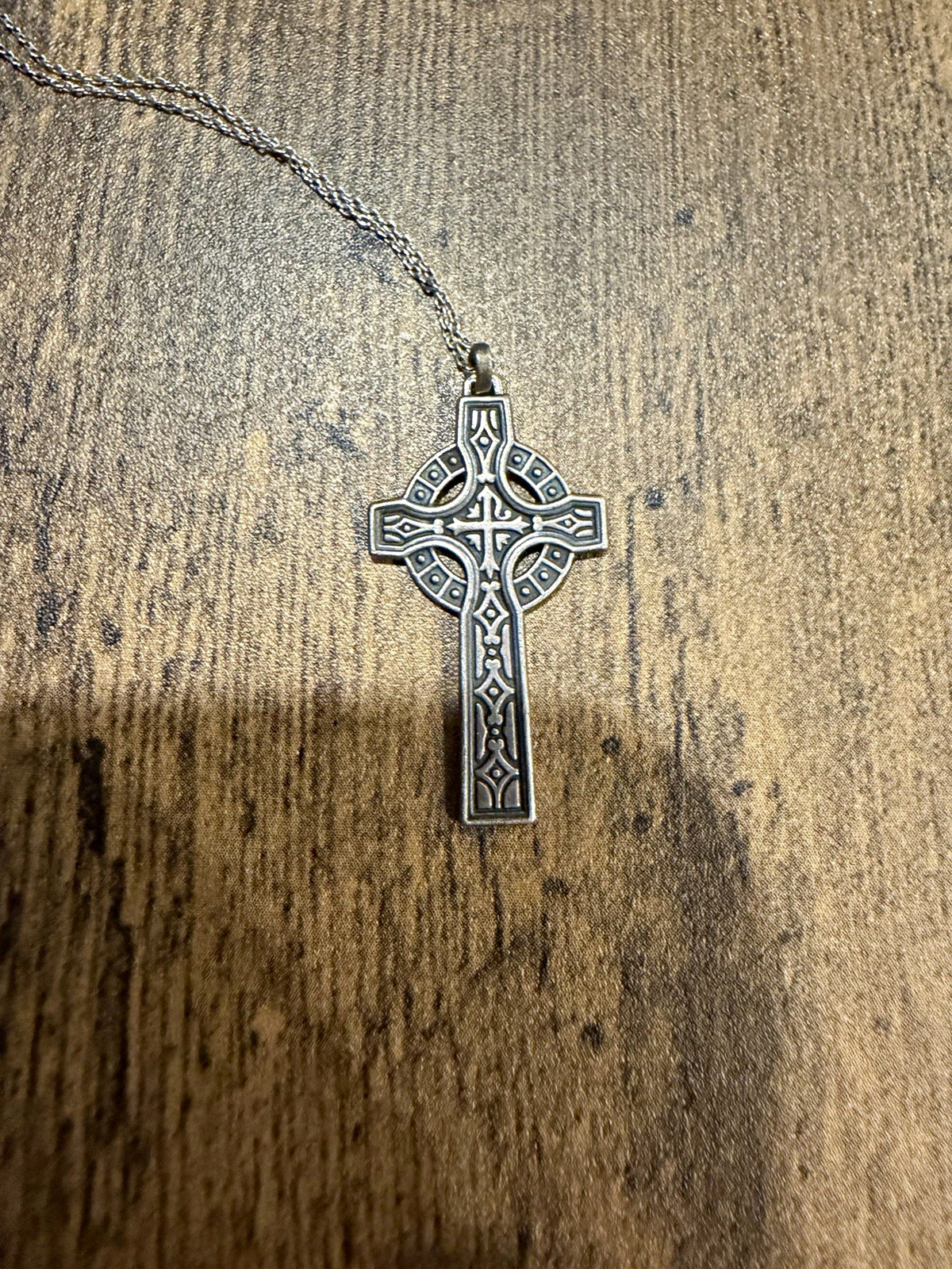 James Avery Silver Celtic Cross pendant sterling silver