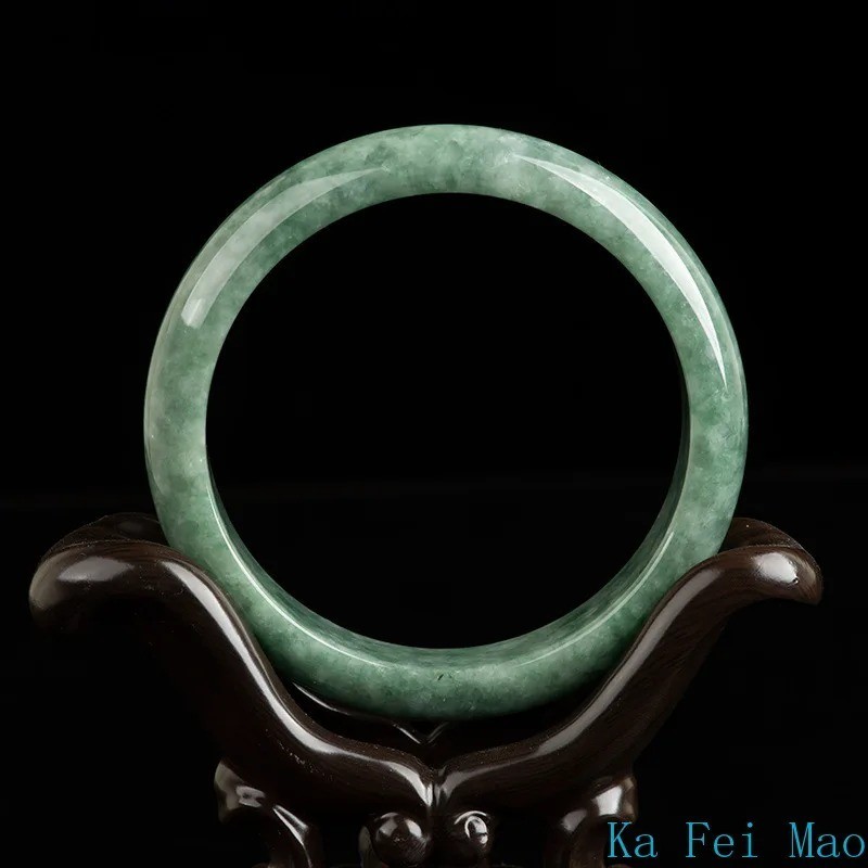 55mm Natural Jade Stone Bangle Bangles Bracelet For Women Gift Jewellery