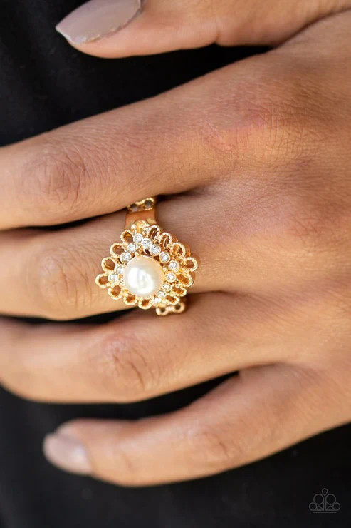 paparazzi gold flexible ring