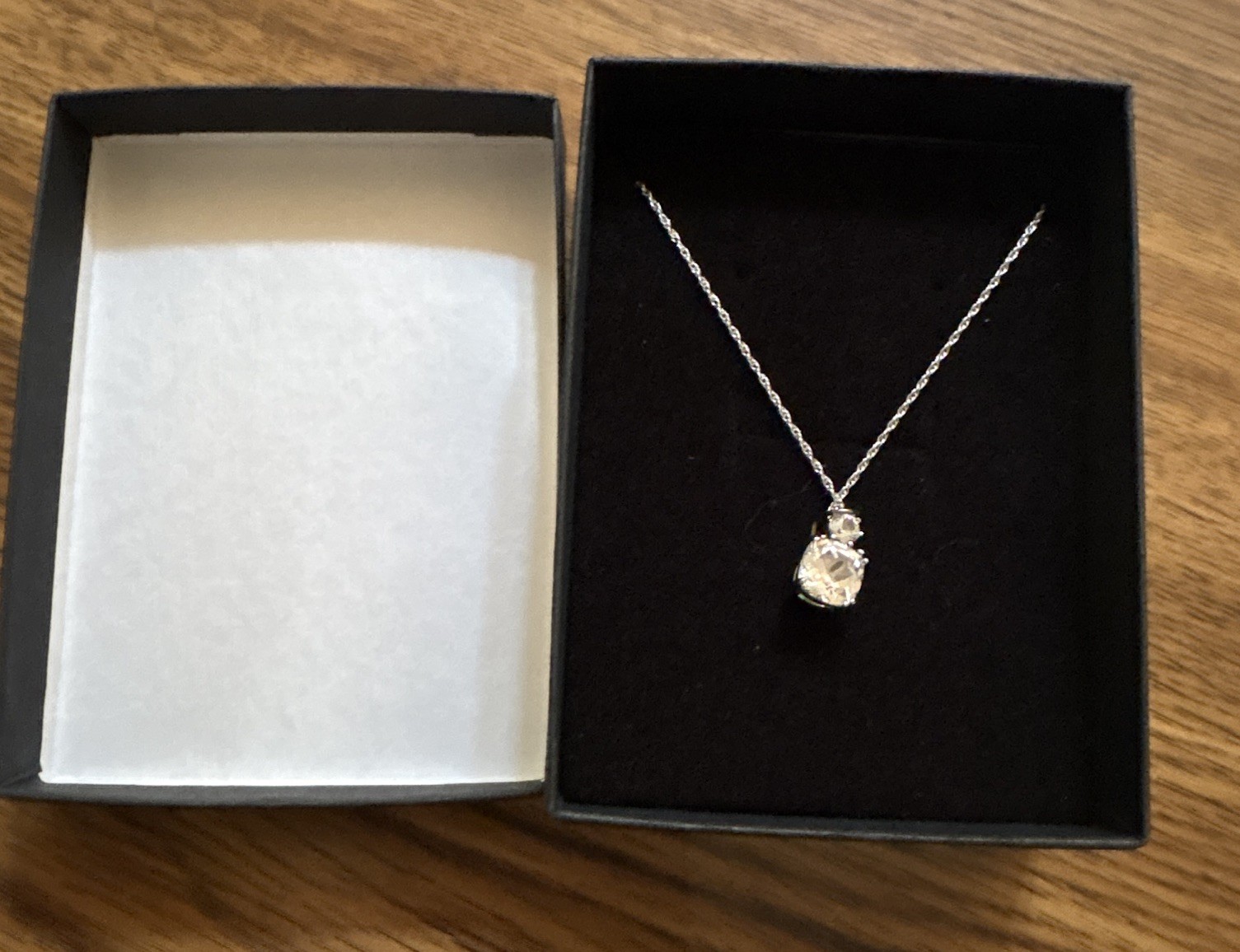 16” 2 Ct Simulated Diamond Necklace