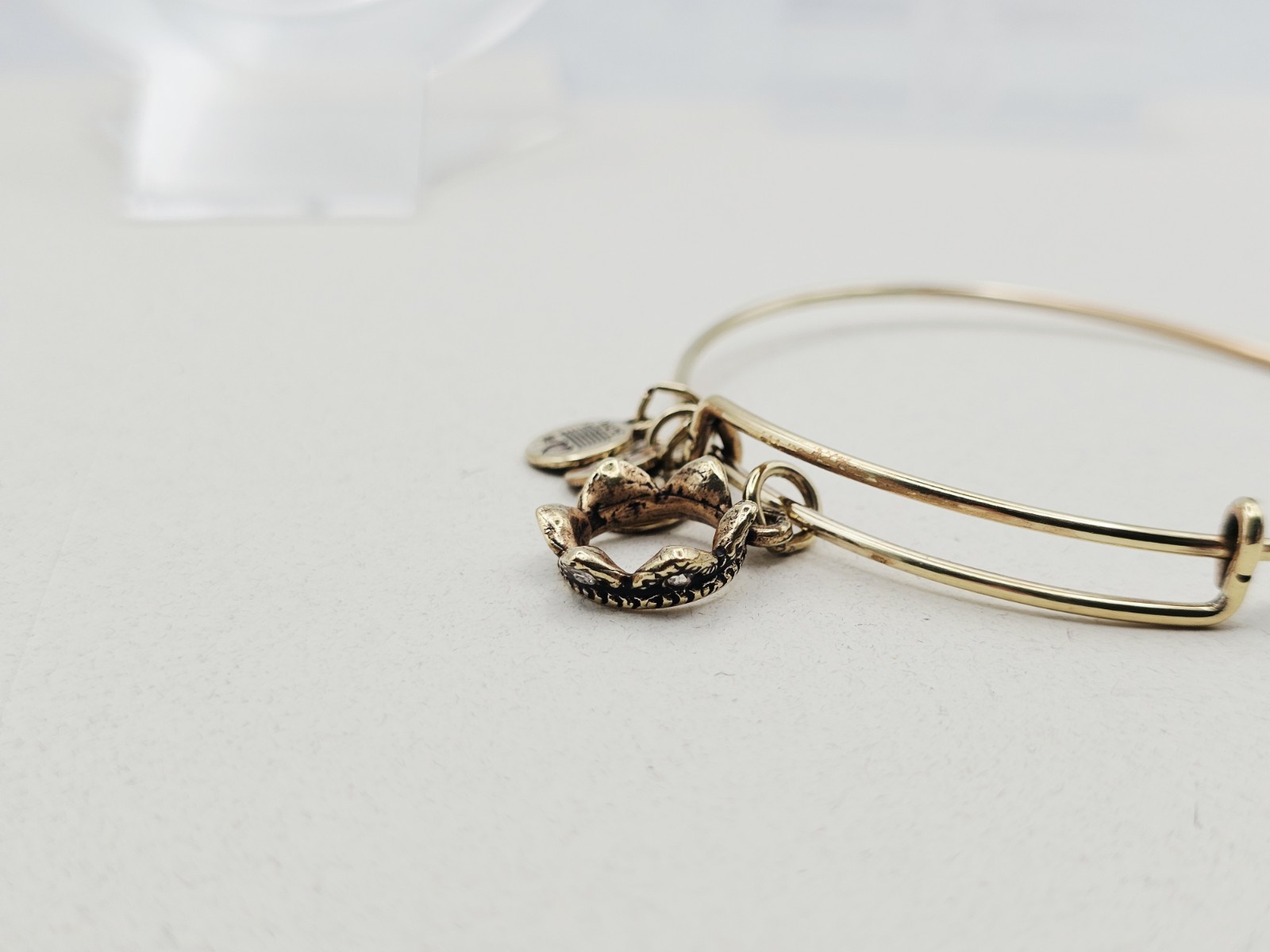 Alex & Ani Queens Crown Empowerment Gold & Crystal Charm Bangle Bracelet ✨️ 💖