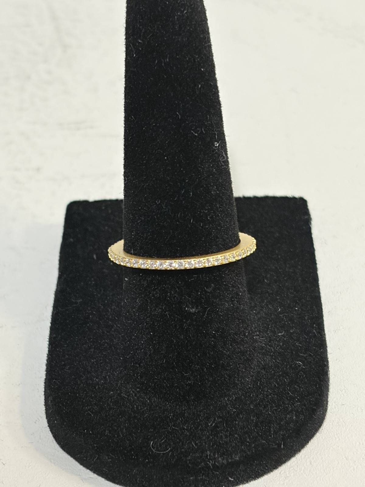 Freida Rothman Stacking Ring Sz 6 Gold Tone