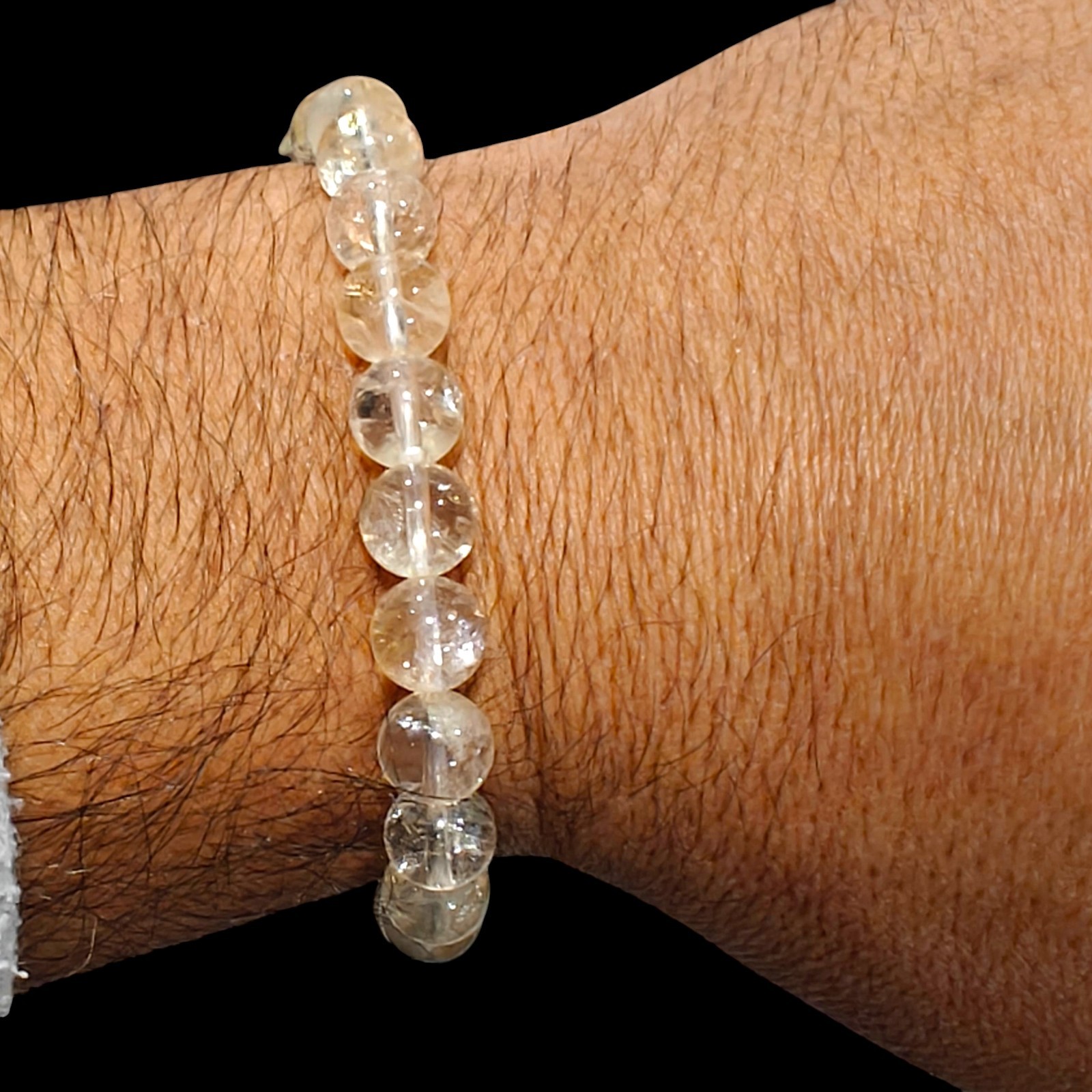 High Quality Citrine NO DYE OR HEAT Natural Stones 8mm Stretches Unisex