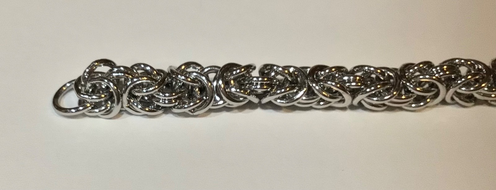 Bellezza Silver-Tone Plated Bronze BYZANTINE 6 1/2″ Bracelet
